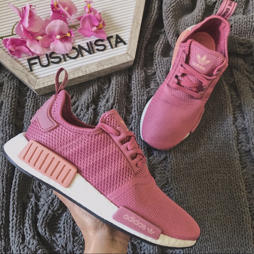 ‼️sold‼️🍭 Rare Adidas NMD R1 Dusty Rose - Picture 4 of 8